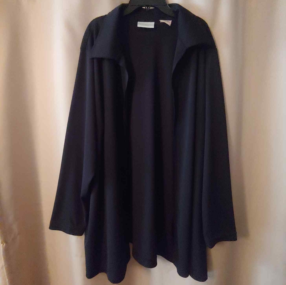 Long sleeve black blouse
